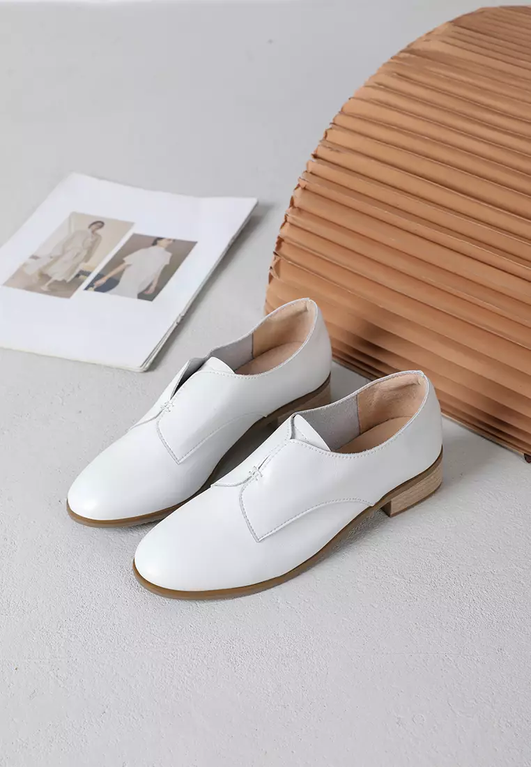 Round Toe Leather Boat Shoes TH118-26