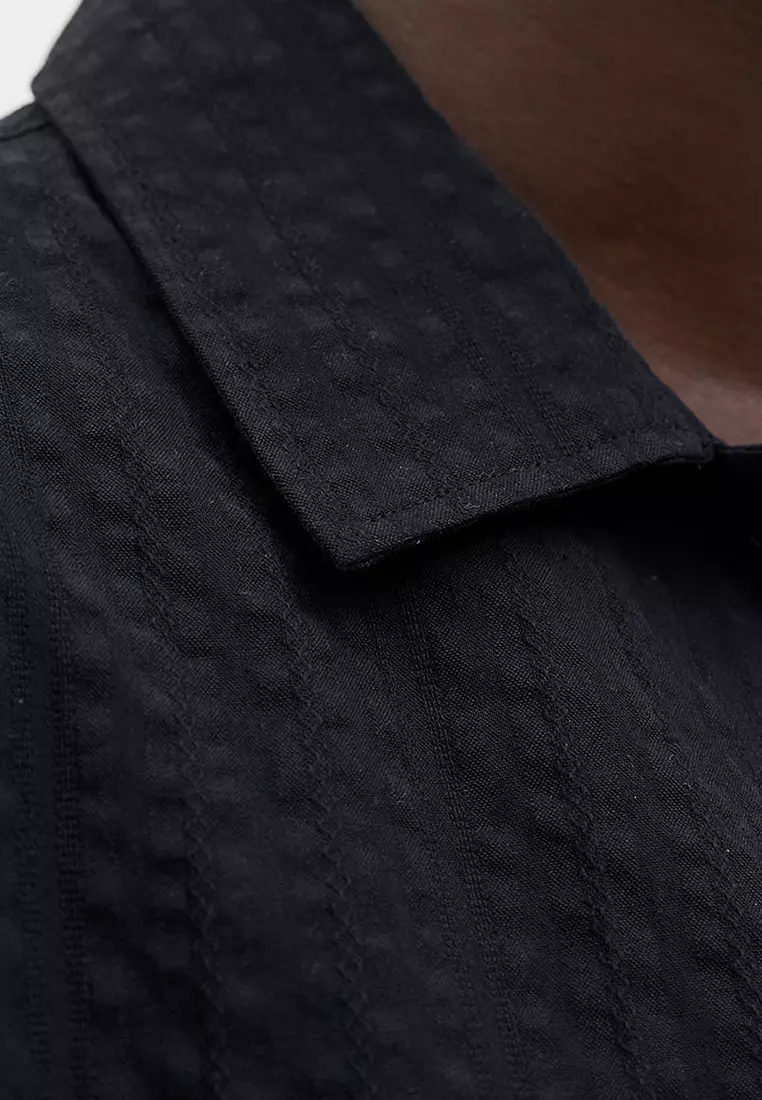 泡泡紗短袖恤衫