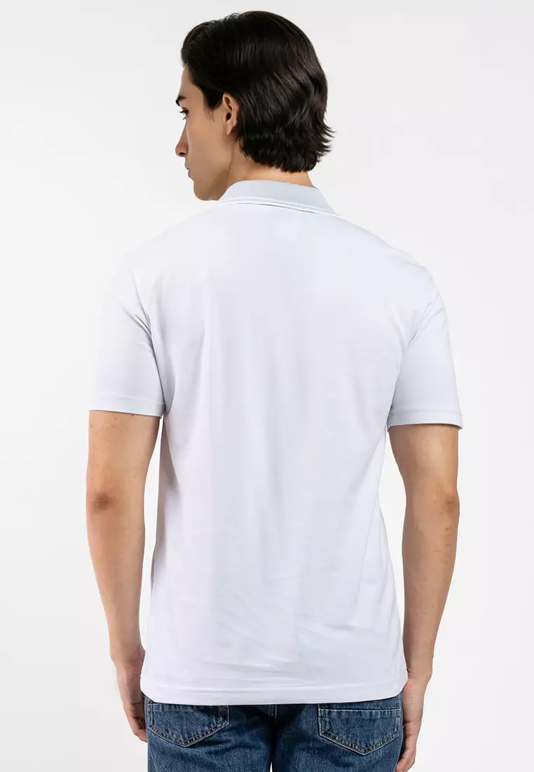 Oxford-Pique Polo Shirt  - BOSS Orange