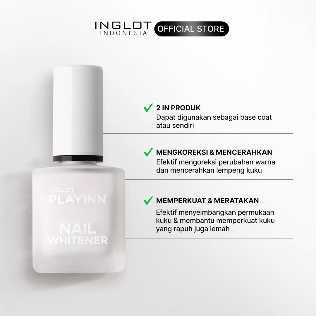 INGLOT PLAYINN Nail Whitener Nail Polish 04 - 15 Ml