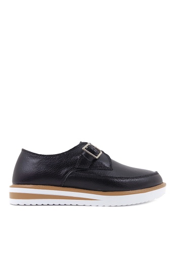 Buy Carlo Rino Black Asymmetrical Buckle Strap Slip On Sneakers Online On Zalora Singapore