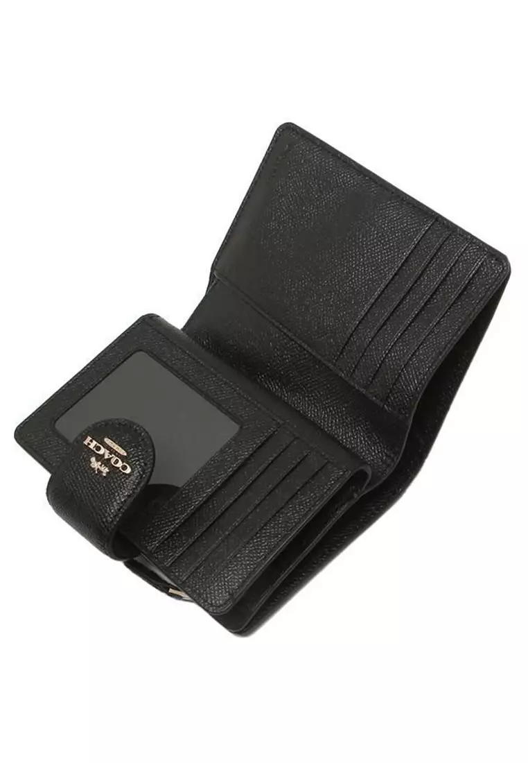 Buy COACH Medium Corner Zip Wallet 6390 Black 2026 Online | ZALORA