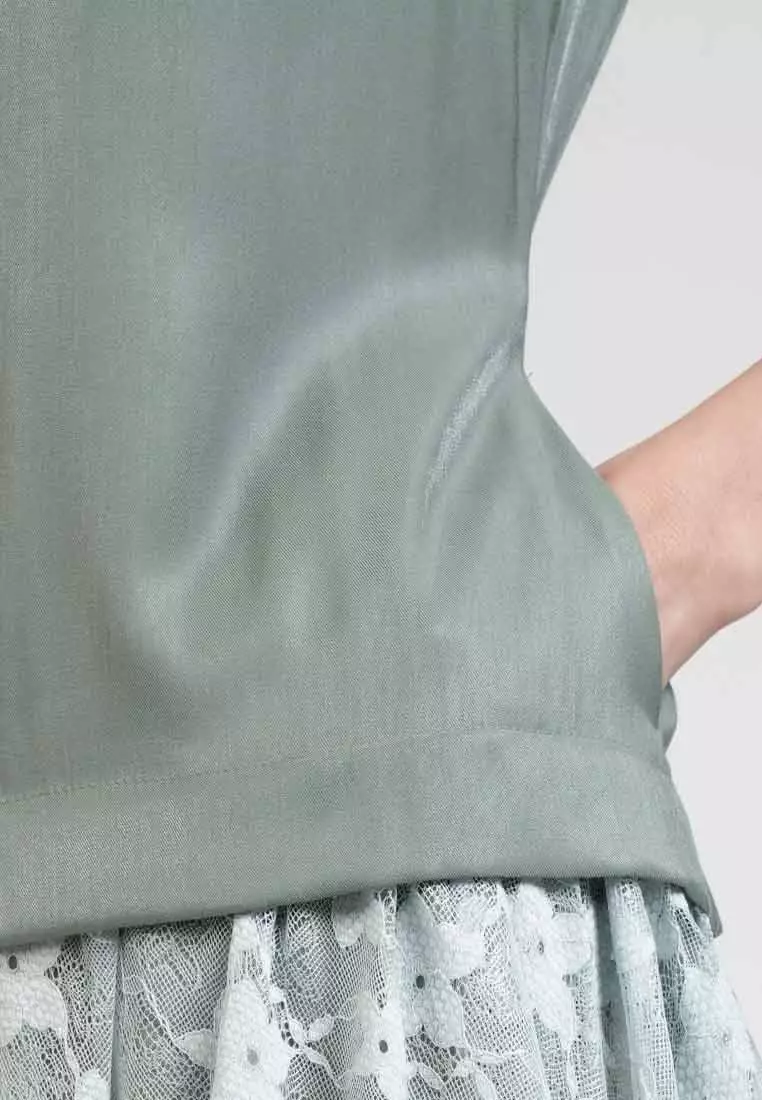 Sophie Floral Laced Midi Dress