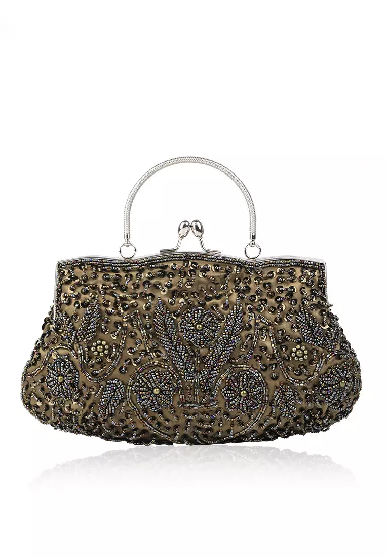 Beaded clutch outlet bag uk