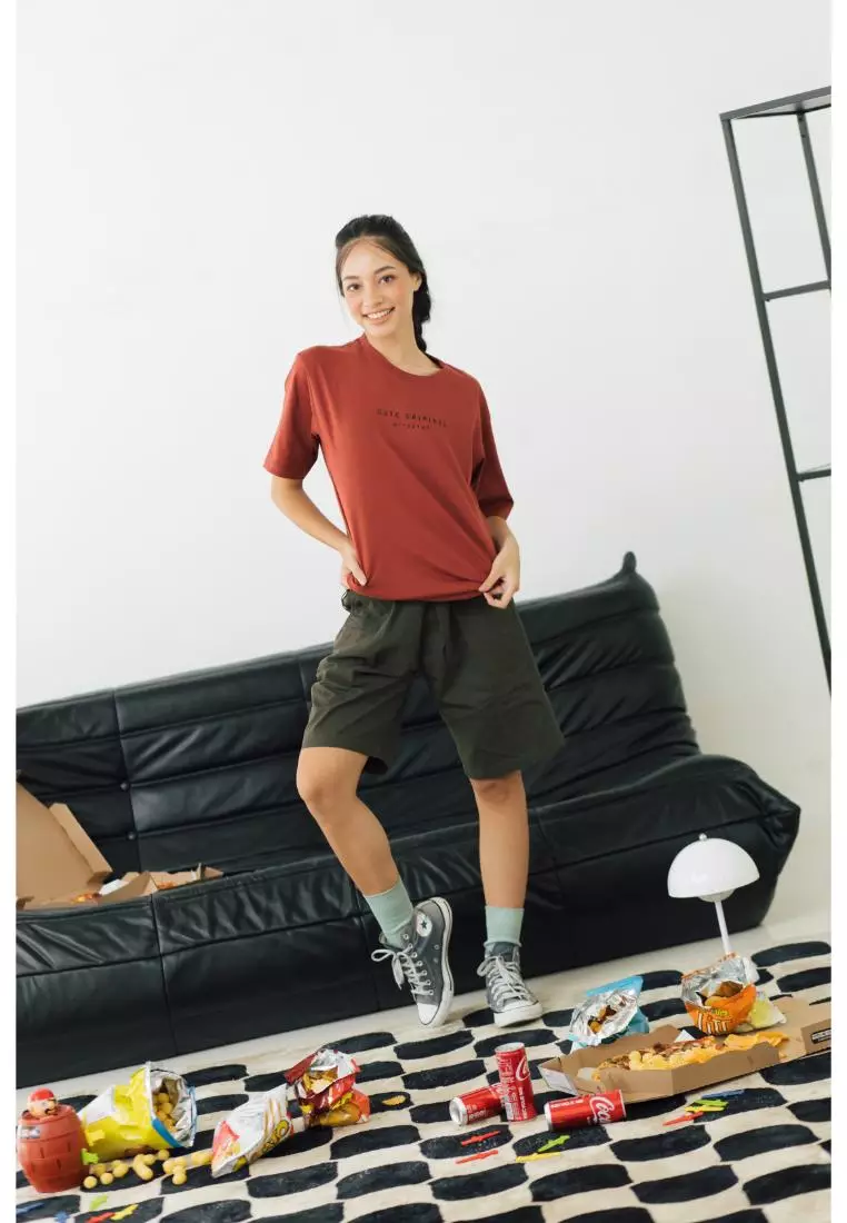 RBJ Unisex T-Shirt Teddy Cotton Combed Oversized Pria 2079350011