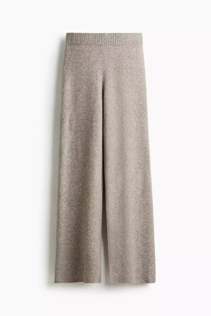 Fine-knit trousers