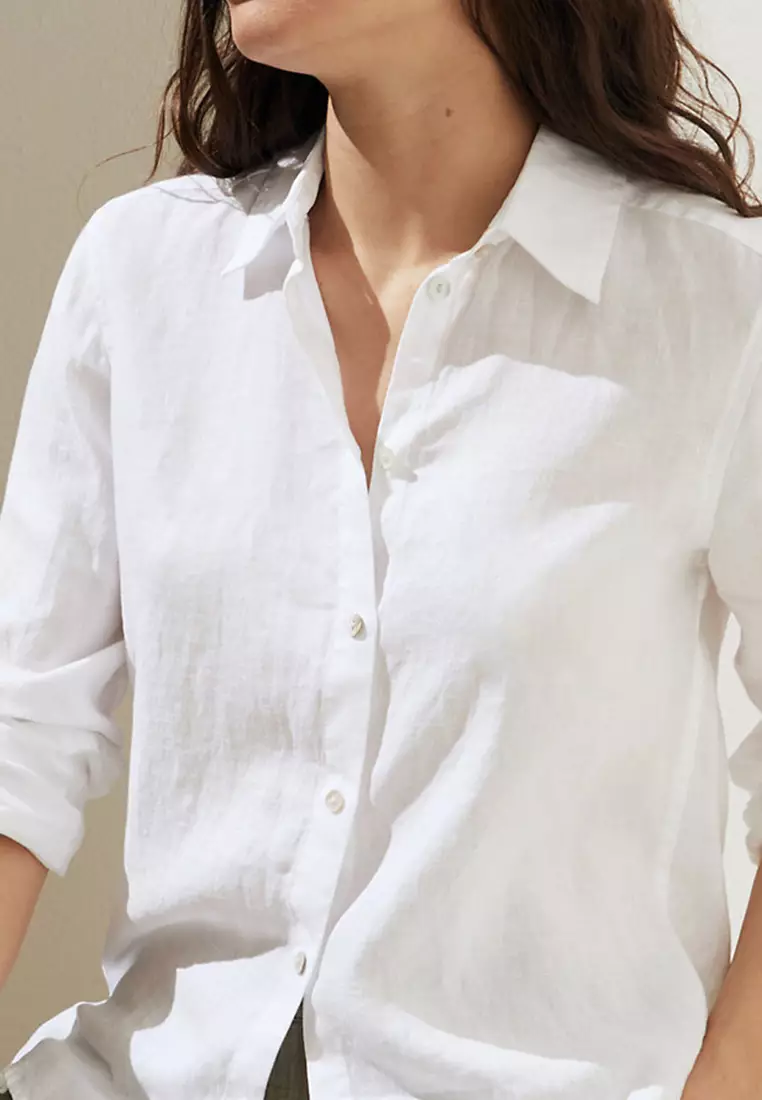 Pure Linen Long Sleeve Shirt