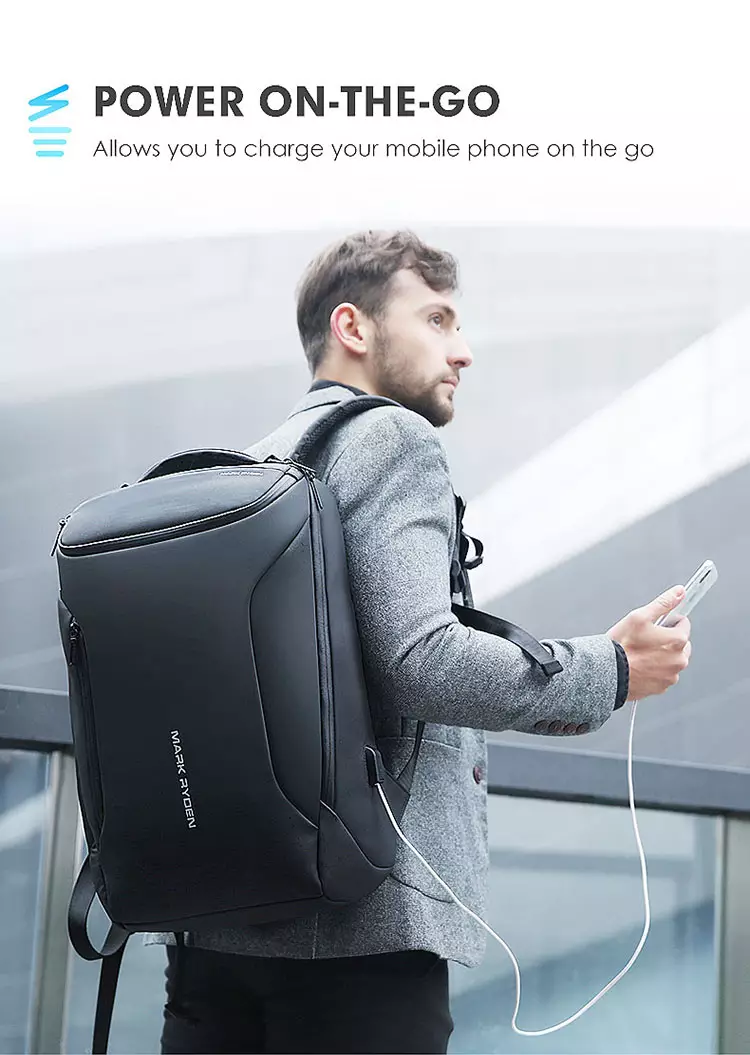 Jual Mark Ryden Mark Ryden MR9031YSJ Tas Ransel Backpack Laptop Pria 17 ...