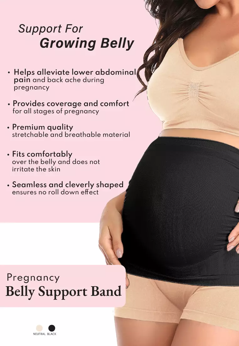 Black Pregnancy Belly Support Band