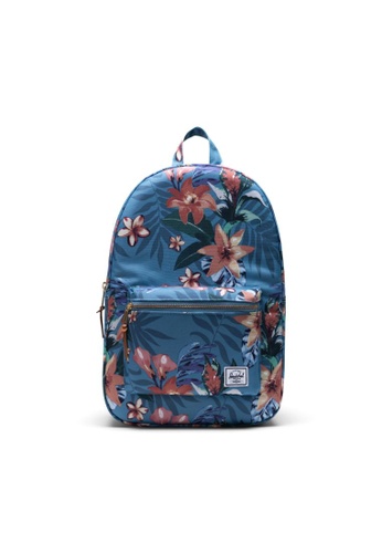 Buy Herschel Herschel Settlement Backpack Summer Floral Heaven Blue 23l Online Zalora Malaysia