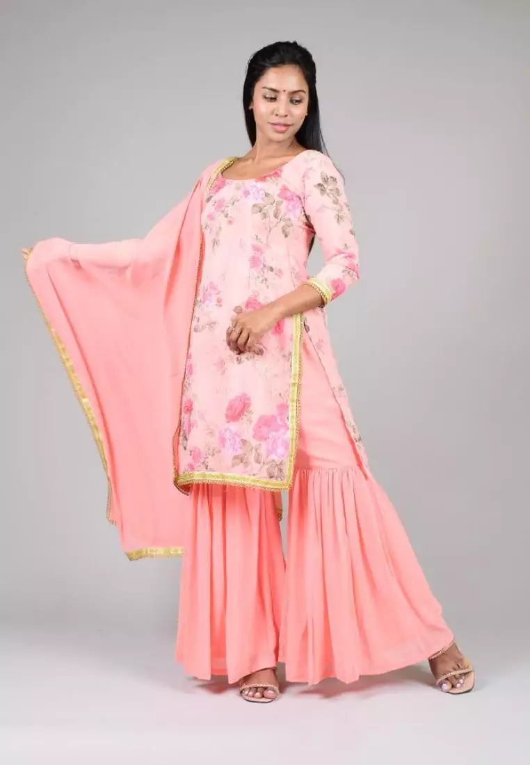 W pink kurti cheap