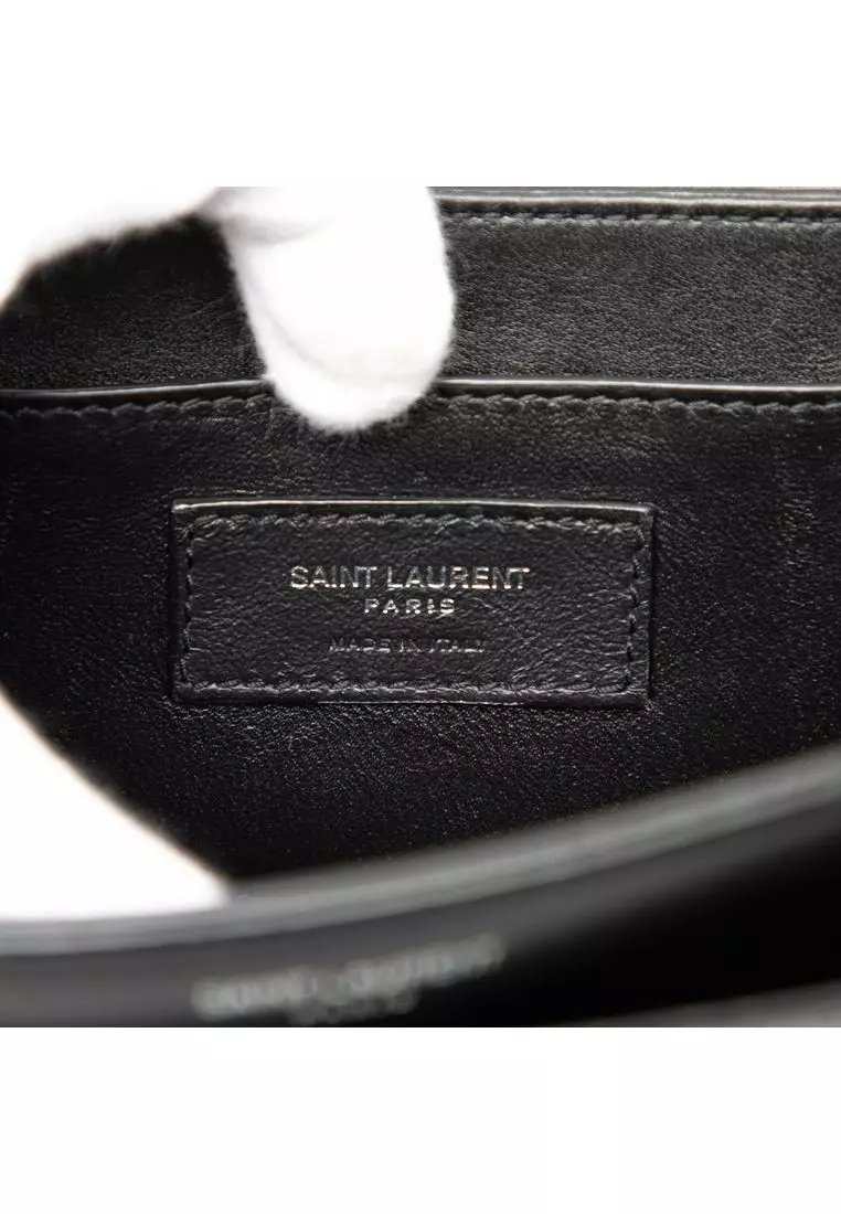 Pre-Loved Saint Laurent Medium Calfskin Solferino Satchel In Box