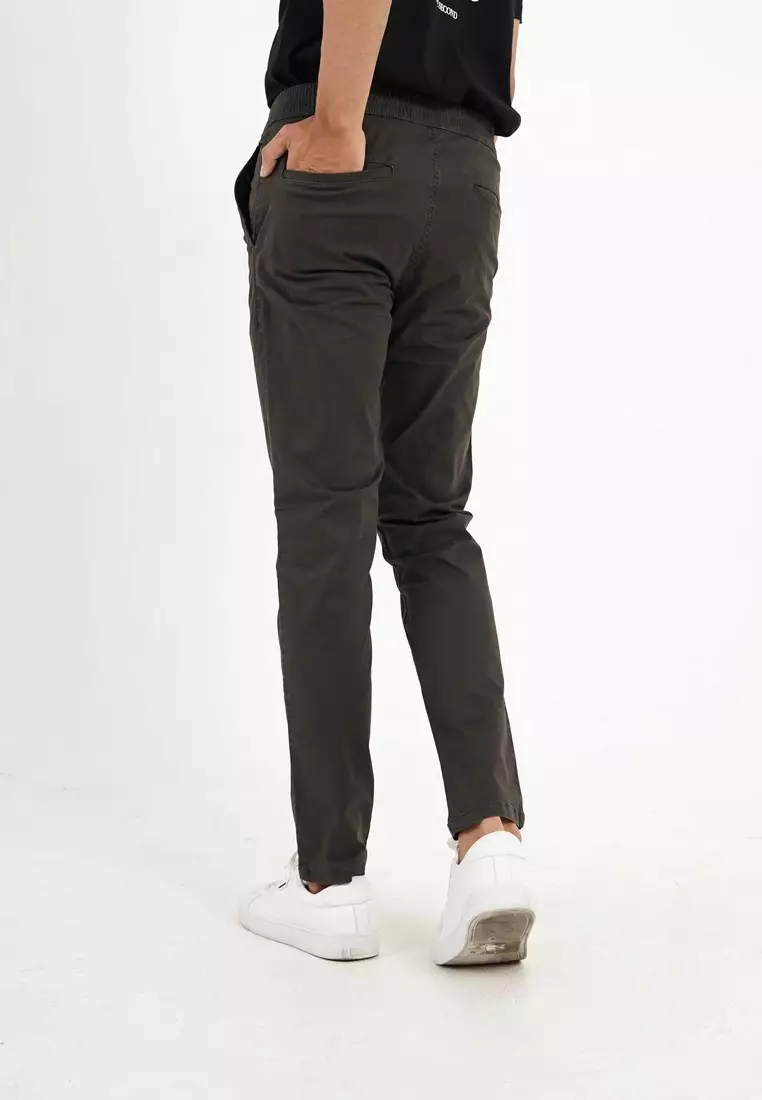 3Second Men's Long Pants Slim Fit Twill OL-C051124