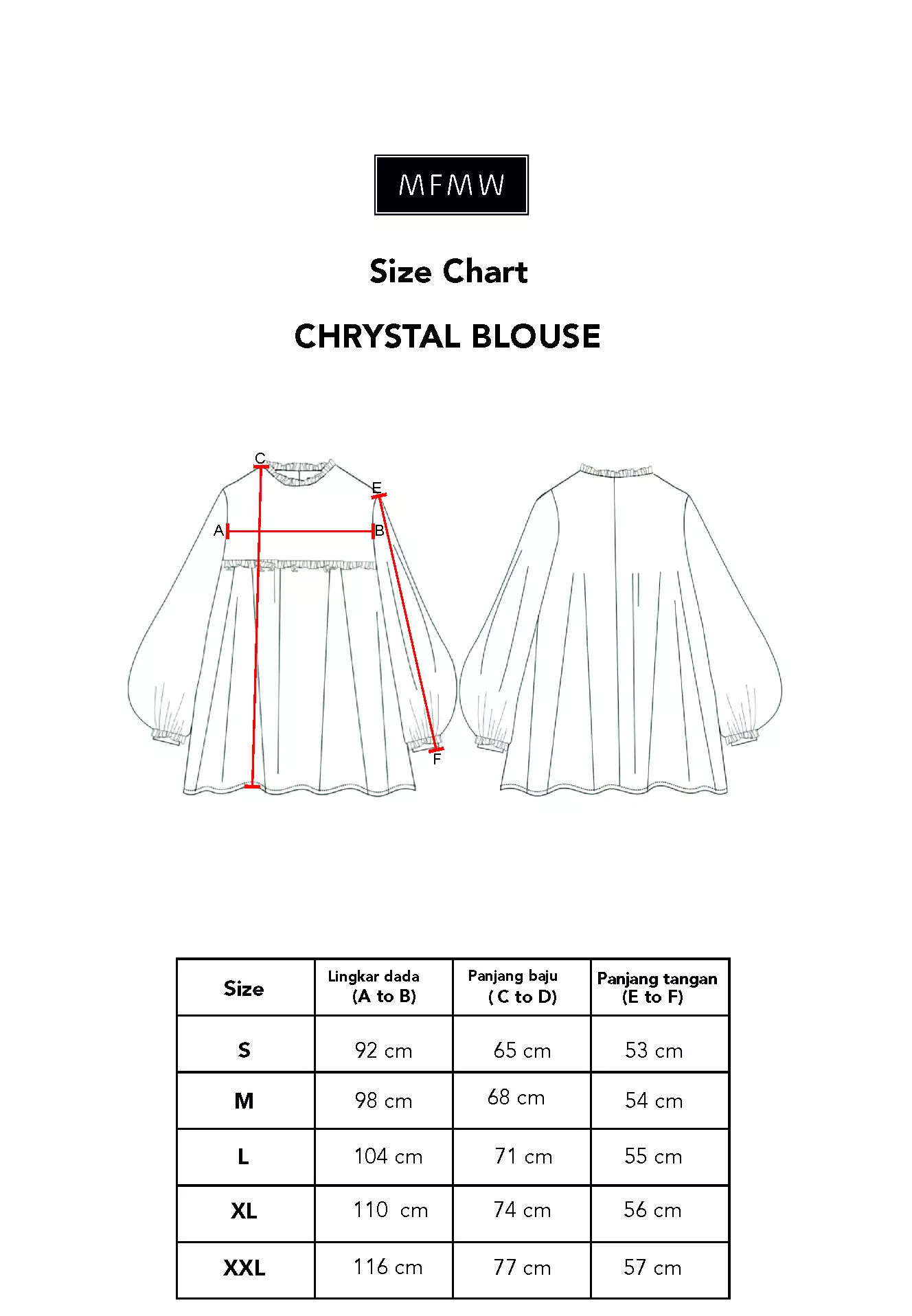 MFMW Chrystal Atasan Blouse Grey Motif Kotak Kecil