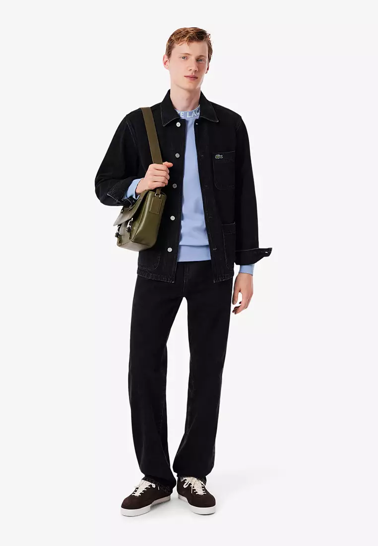 Jacquard Branded Jersey Sweatshirt