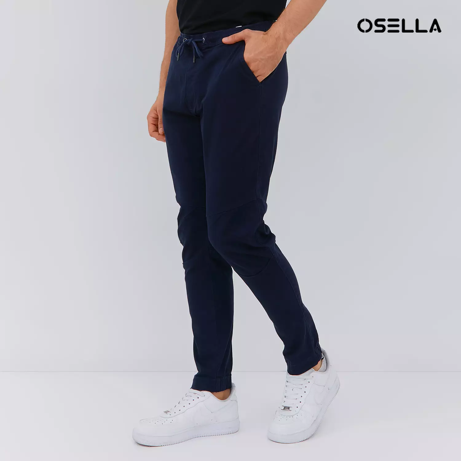 [NEW] Osella Relaxed Waist Half Jogger Pants With Adjustable Drawstring 20874002 | Celana Panjang Pria
