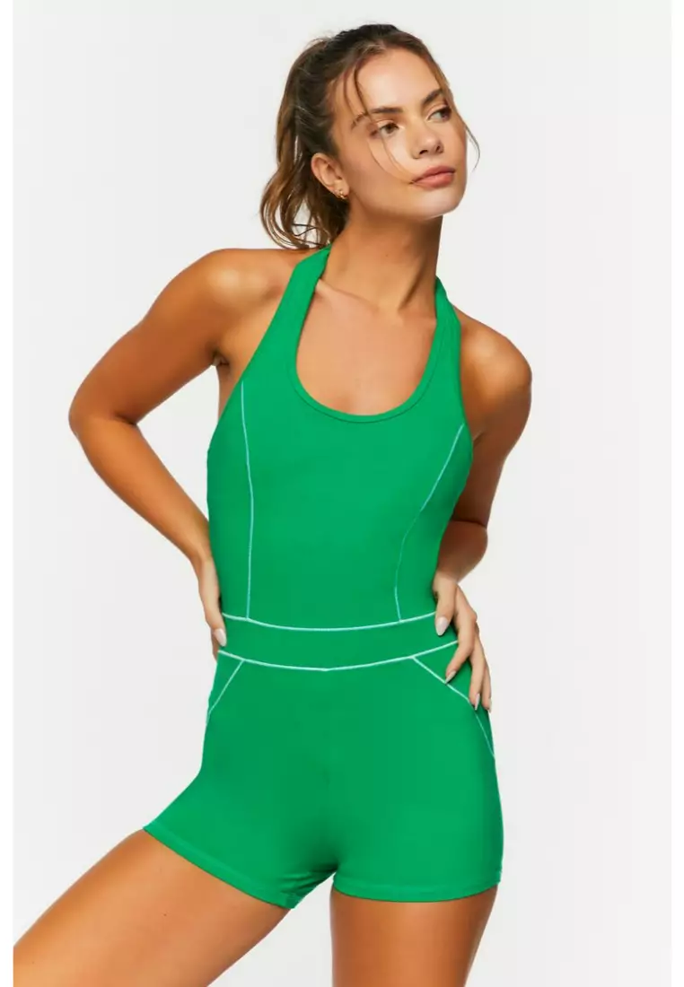 Forever 21 green romper new arrivals