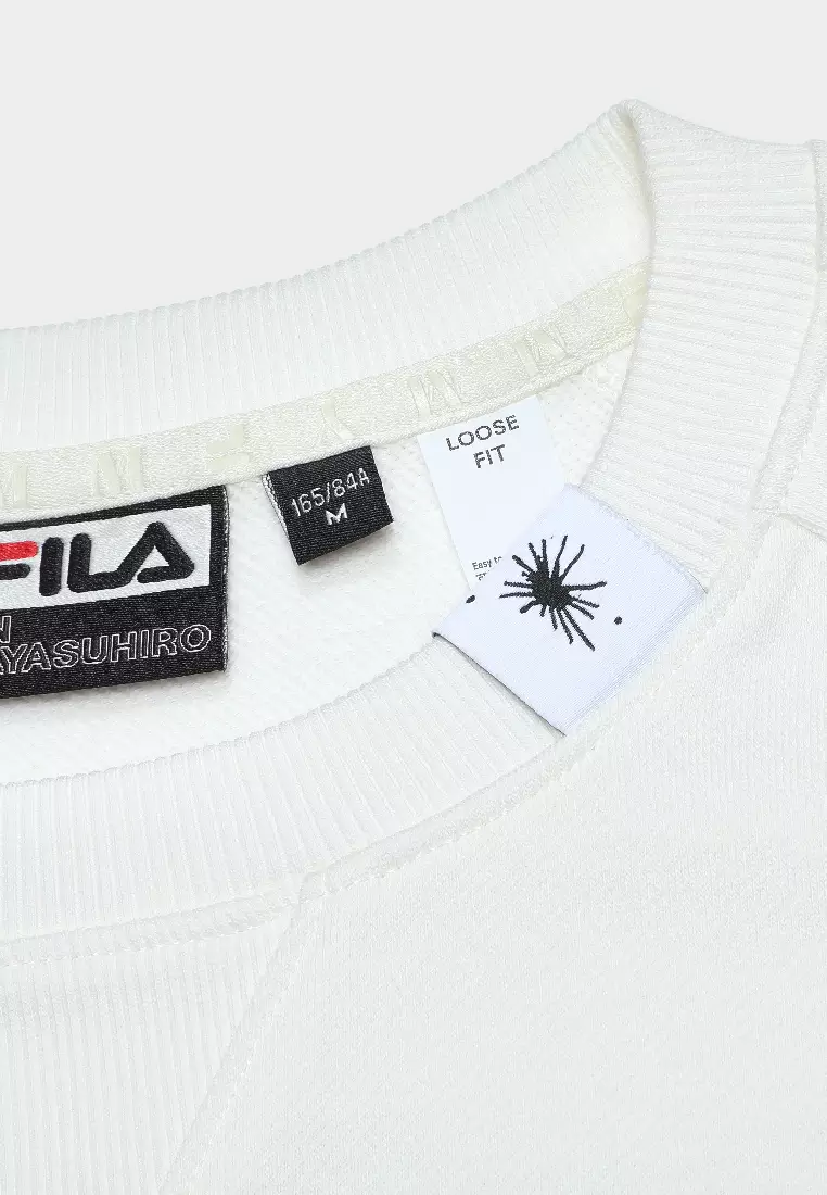 FILA CORE × MAISON MIHARA YASUHIRO Women's Pullover Sweater in White