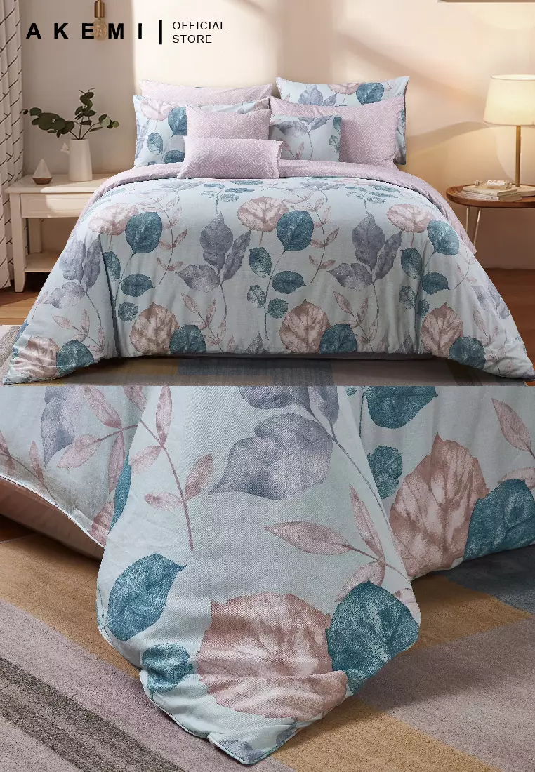 Buy AKEMI Akemi Cotton Select Adore Quilt Cover Set 730TC (Super Single