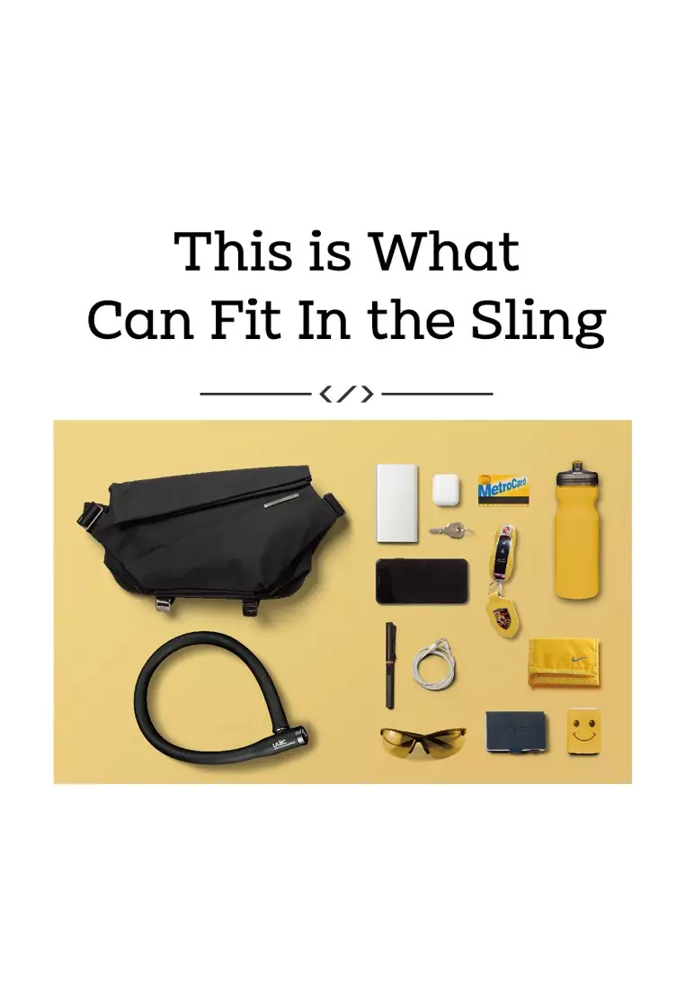 Functional & fashion design‧Fit for work、Sport and Leisure‧  R1 Urban Sling - Foggy Blue