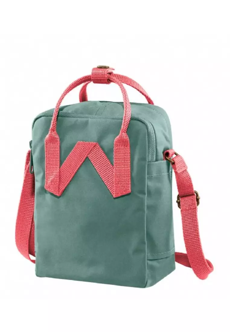 fjallraven mini backpack pink and green Fjällräven Kanken - Compact Everyday Carry, Durable Vinylon Fabric Safety is enhanced with a reflective logo for increased visibility Mini Backpack w/ Tags