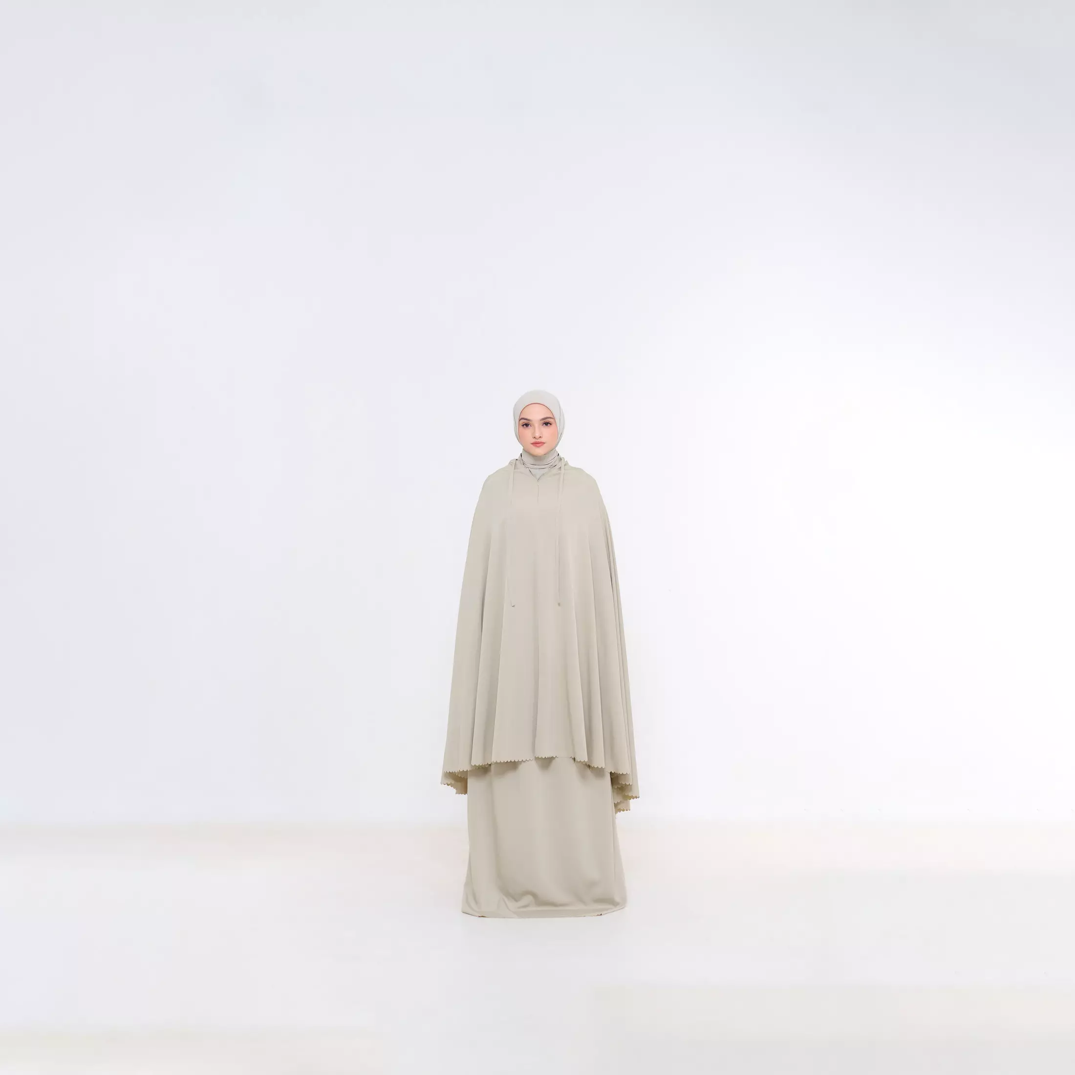 MFMW Marfa Mukena Dewasa 2in1 - Sage - Soft Poly