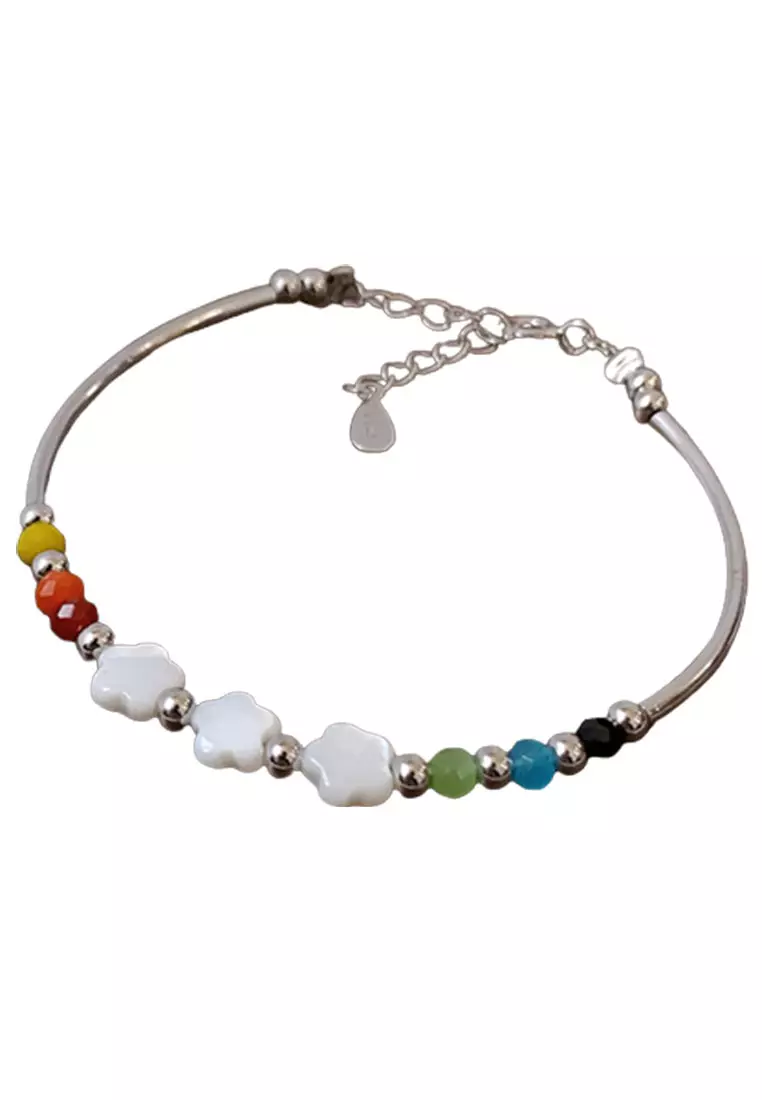 Rainbow discount bracelet beads