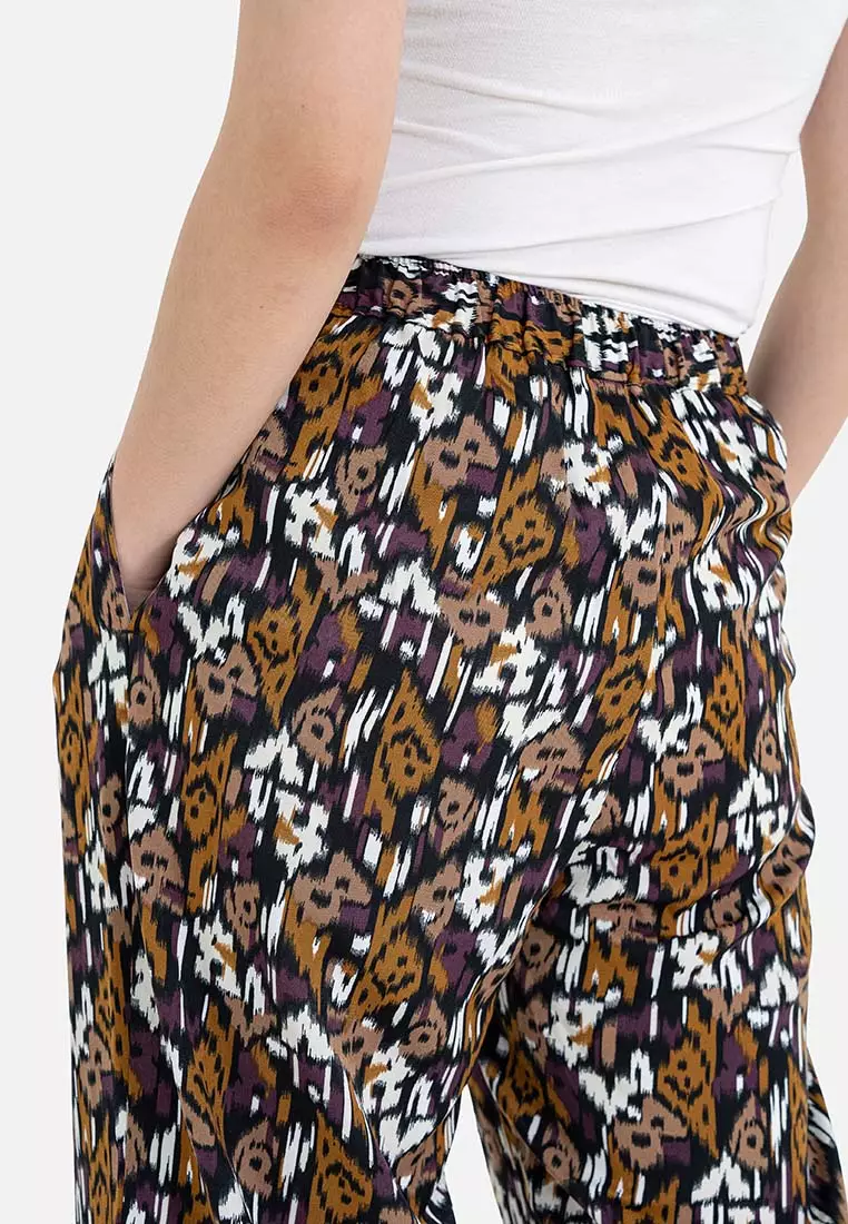 Machida Art Pattern Eazy Pants