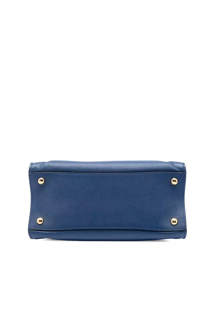 Pre-Loved Prada Saffiano Soft Triple Pocket Tote