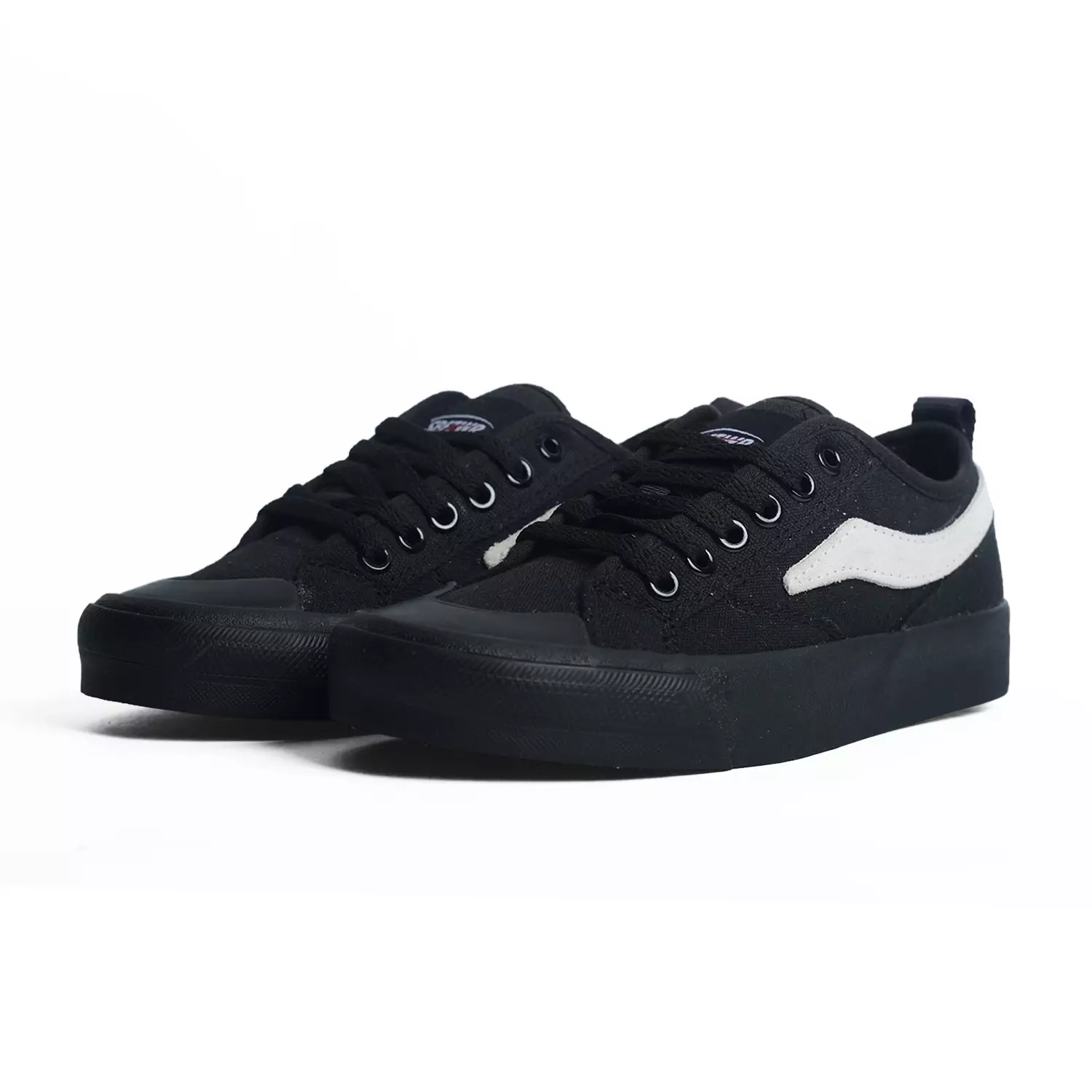 SABA Veron Mono Black - Sepatu Sneakers Casual Pria Wanita