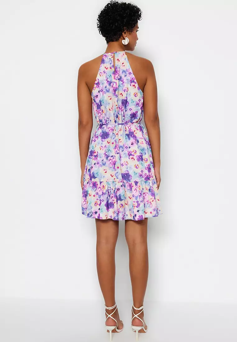 Floral Halter Dress