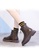 Twenty Eight Shoes brown Nubuck and Top Layer Cowhide Mid Boots VB1555 4F351SH9E89B13GS_3