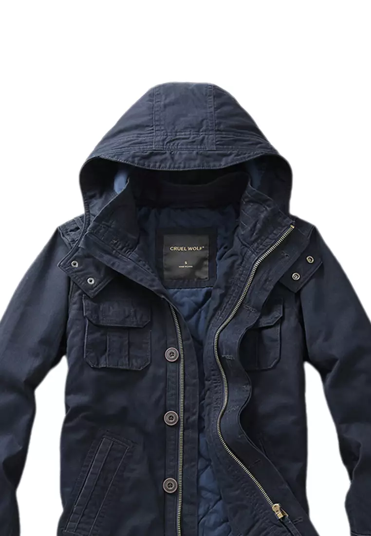 Thick Hooded Jacket QZZ268-1