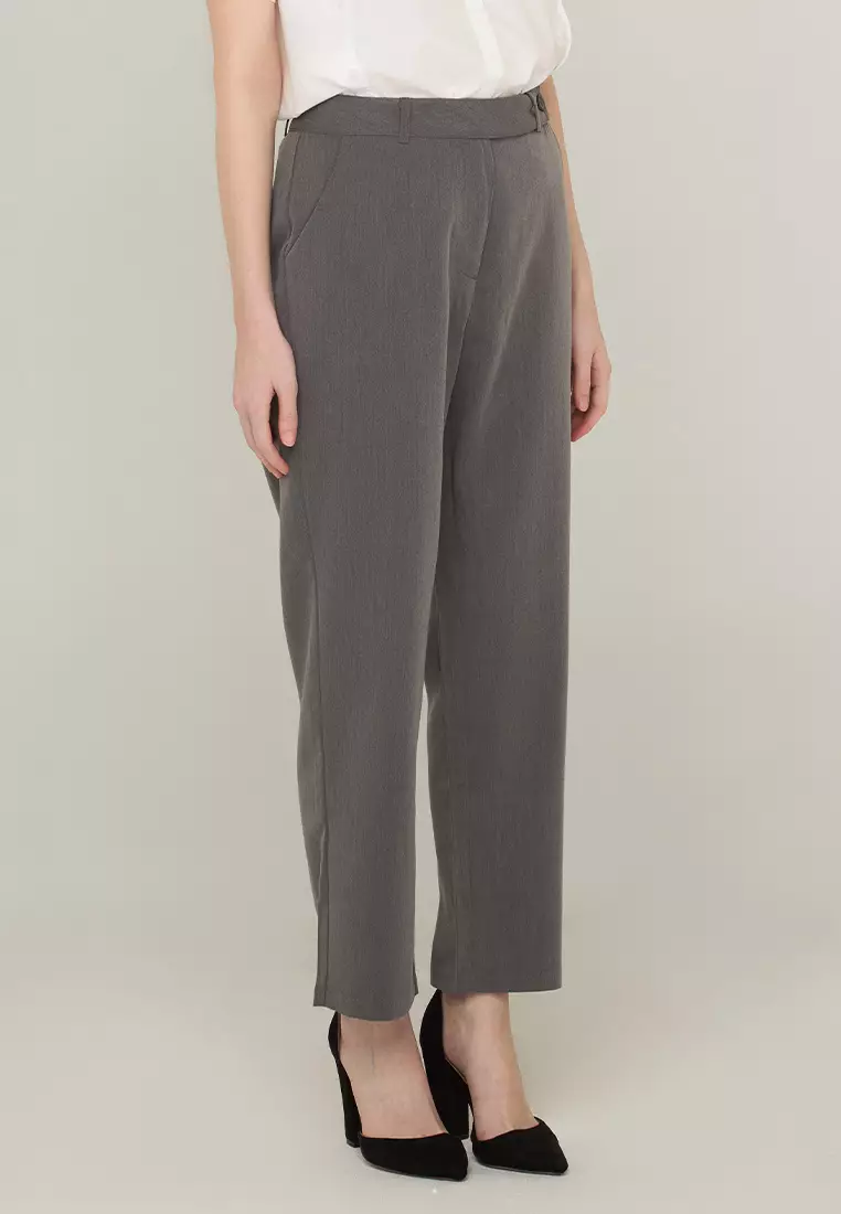 Allona Relaxed-Fit Pants with Pocket Detail