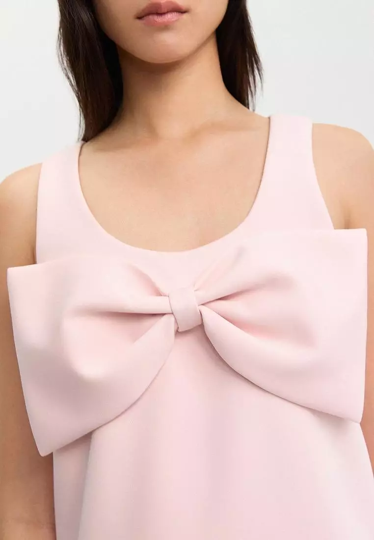 Bow Detail Mini Dress