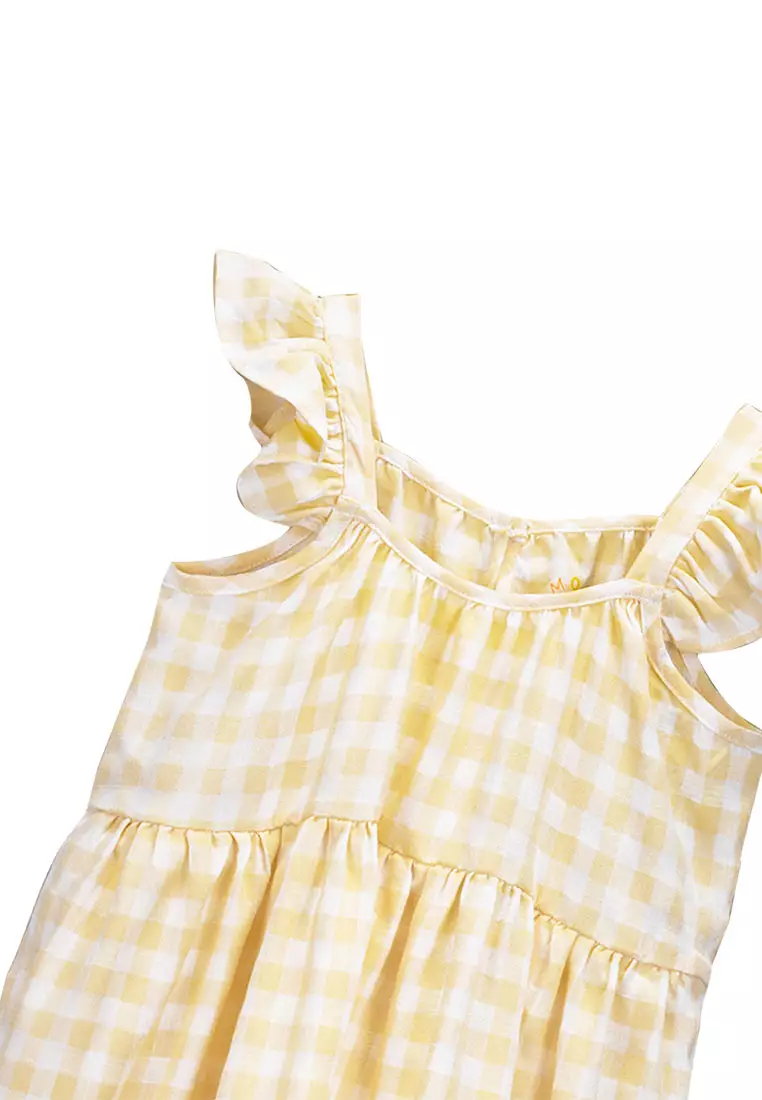 MOVE - Rio Checkered Ruffle Dress