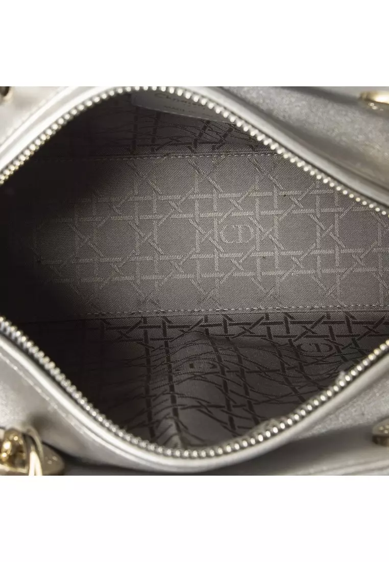 Pre-Loved Medium Lady Dior Zip