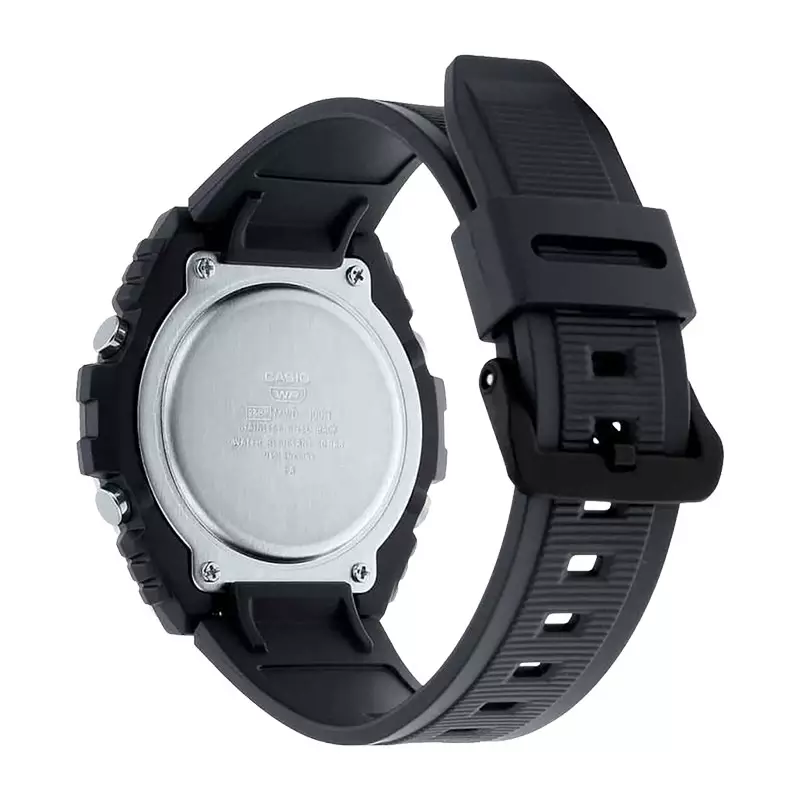 Jam Tangan Pria Casio General MWD-100H-9AVDF Illuminator Digital Dial Black Resin Band