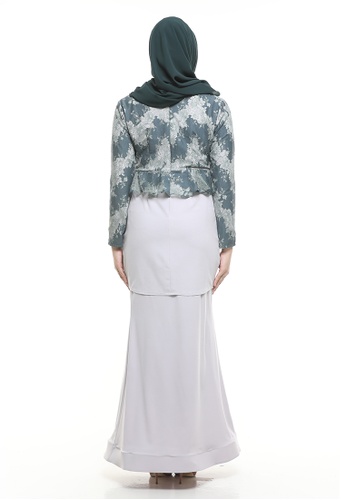 Buy Varbara Moss Green from DLEQA in Grey and Green only 239