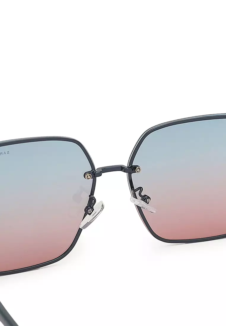 Unisex Polarized Oversized Sunglasses (Kacamata Hitam) - Biru