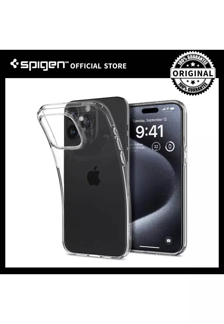 Spigen iPhone 15 Plus Pack (Screen protector + Crystal Flex Clear