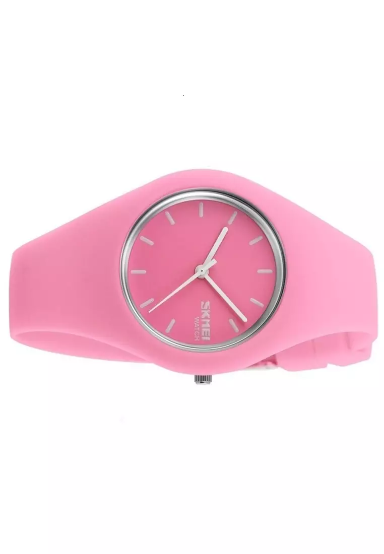 Jam Tangan Kasual Analog Wanita Waterproof Strap Tali Material Silicone SS11 ORIGINAL