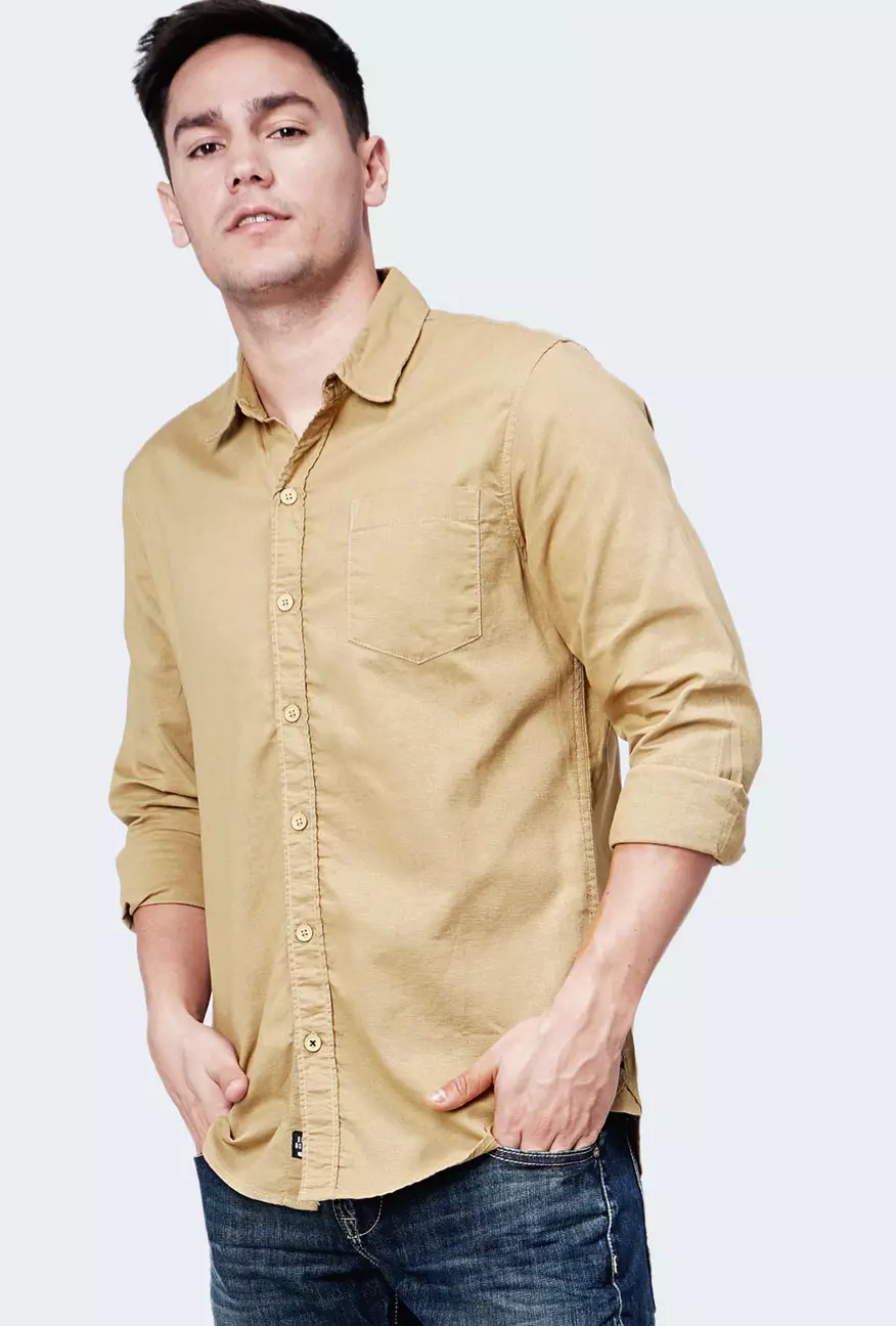 Kemeja Pria Ottoman Khaki