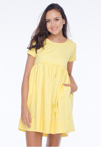 Yellow Baby Doll Dress