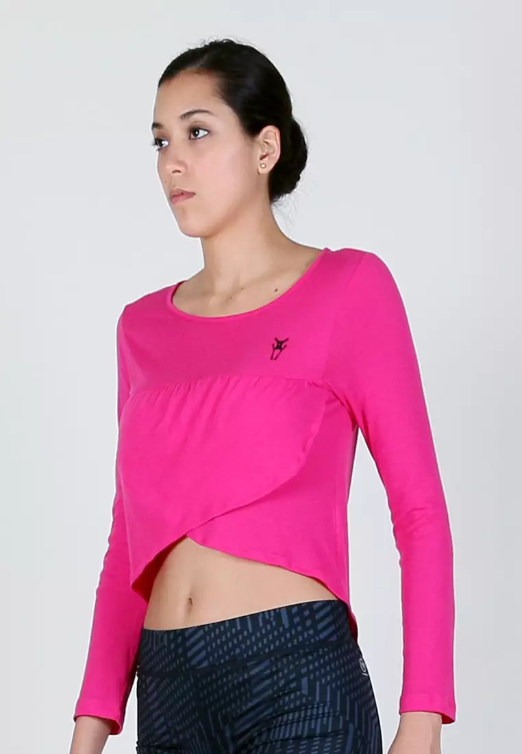 Women Overlap Long Sleeve Top