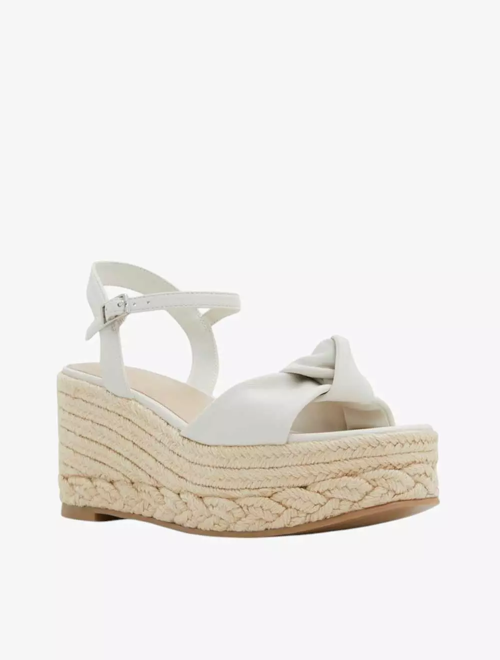 ALDO ANNAMARIE WEDGE SANDALS - WHITE