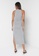 French Connection grey Solid Mead Racer Bodycon Dress 9A988AA4FD077BGS_2