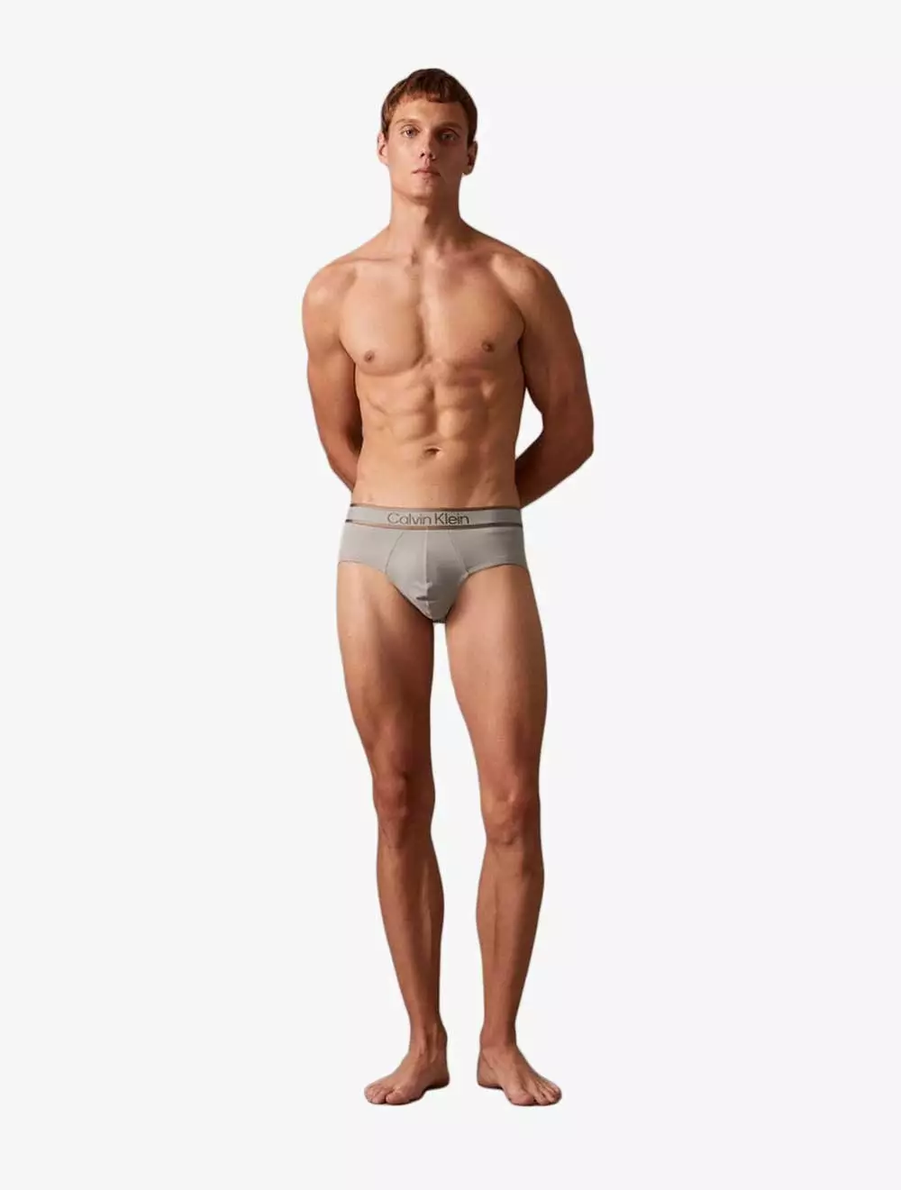 Calvin Klein Underwear - CK Tonal Logo Micro Hip Briefs - Grey - grey