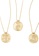 Maje gold Zodiac Medal Necklace - Libra 7261EAC9B5E5F8GS_5