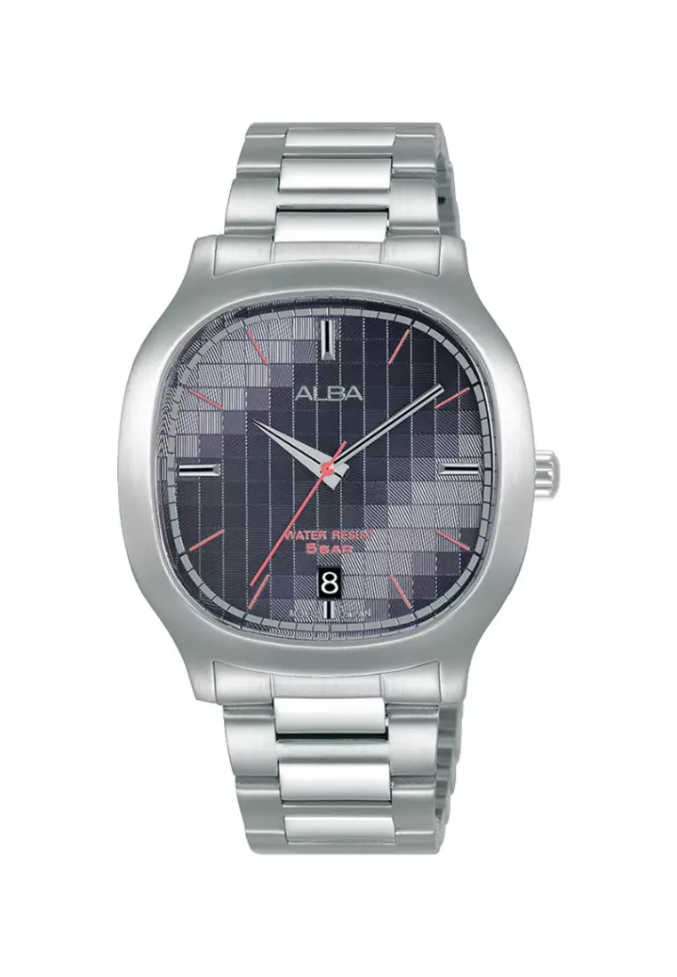 Buy ALBA PHILIPPINES ALBA Philippines Navy Dial Stainless Steel Strap ...